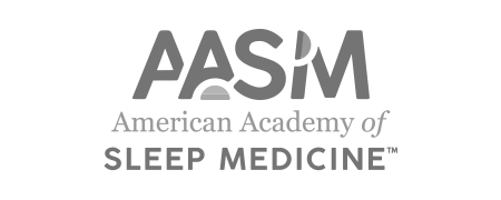 AASM black & white stacked Logo | Sleep Apnea Treatment | Stop Snoring